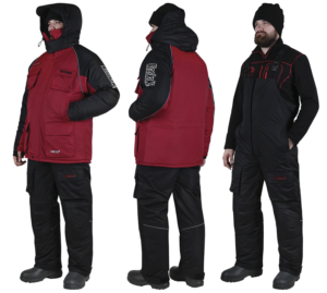 Traje invierno chaqueta y peto Alaskan RussianMission burdeos/negro